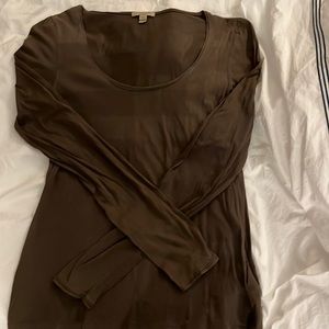 It is burberry brit cotton puffer sleeve shirts~